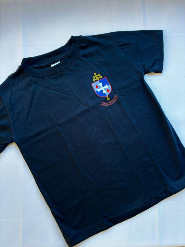Remera de Educación Física Azul